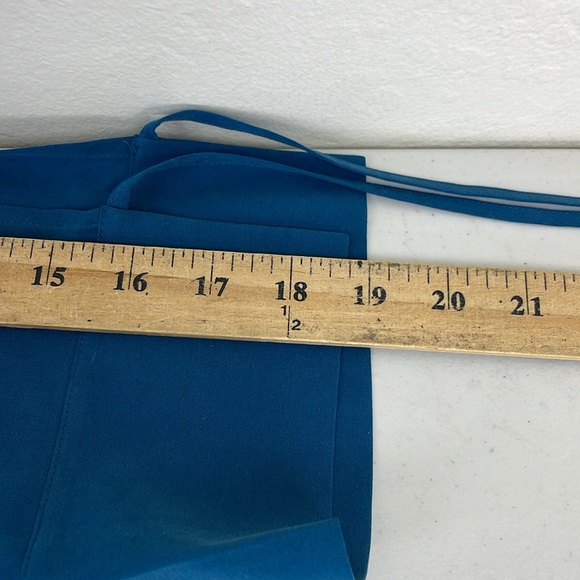 Eileen Fisher Petites Silk Tie-Sleeve Top blue PL - Picture 10 of 12